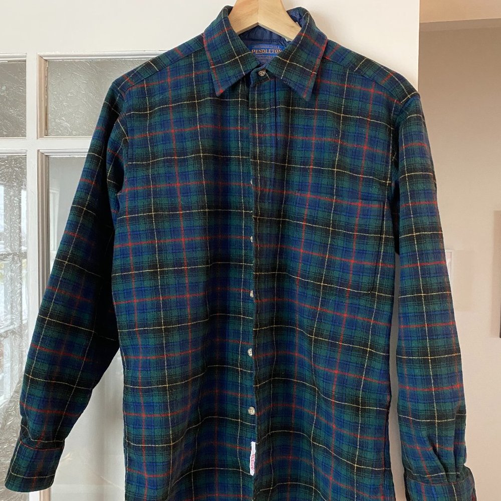 Pendleton Shirt, Mens S, 100% wool